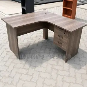 Modern Corner Workstation.With Secure Drawer Desk-L-Shape