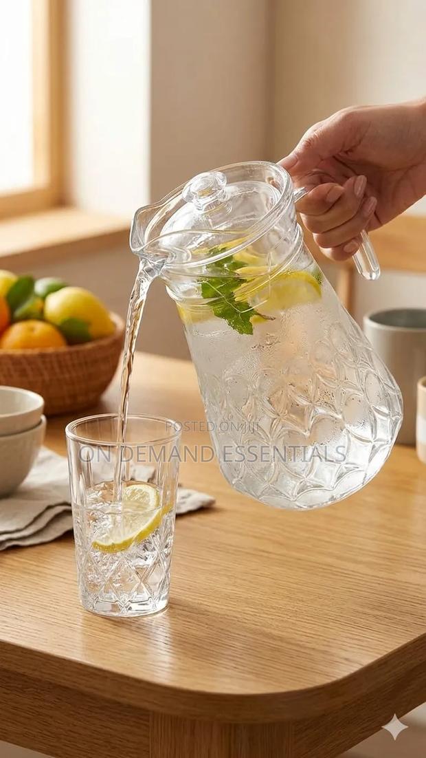 Bubble Shaped Glass Water Jug - thumbnail 2