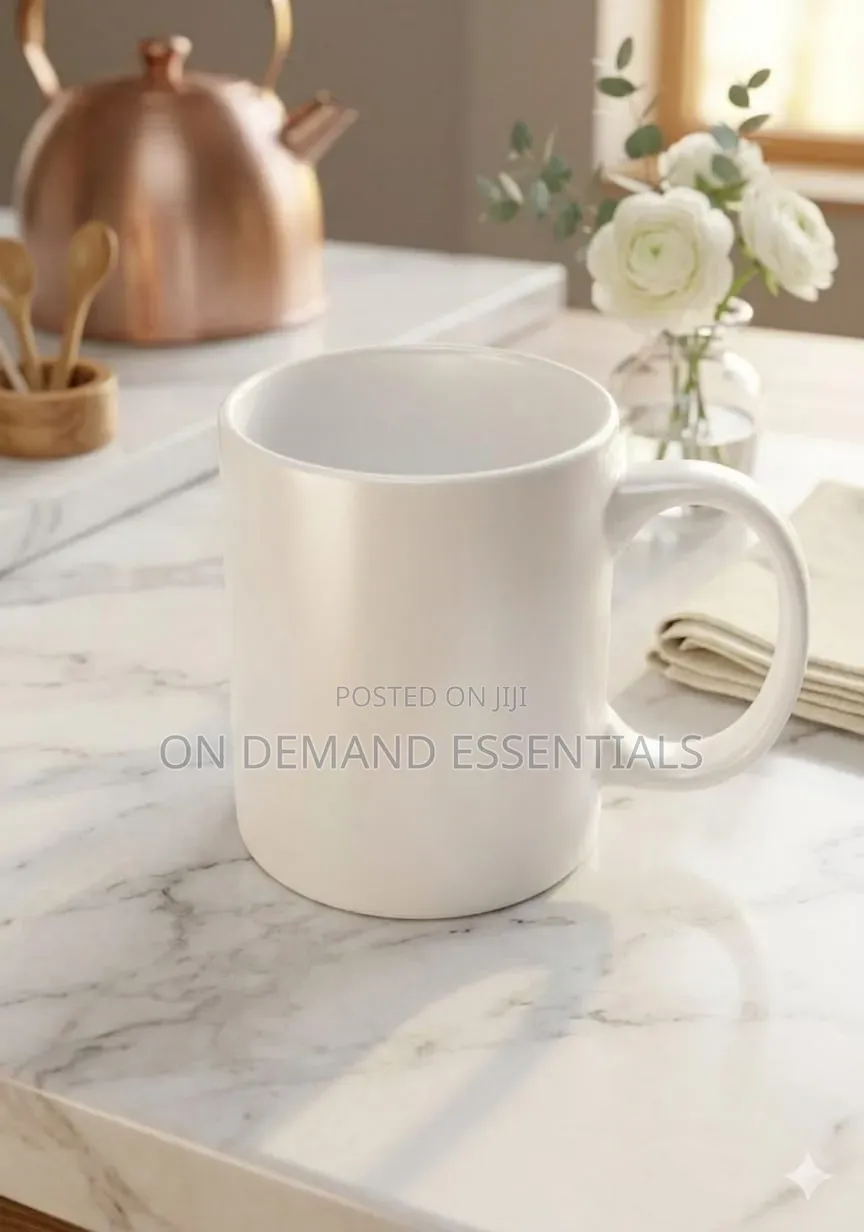 300ml Ceramic Normal Branding White Cup