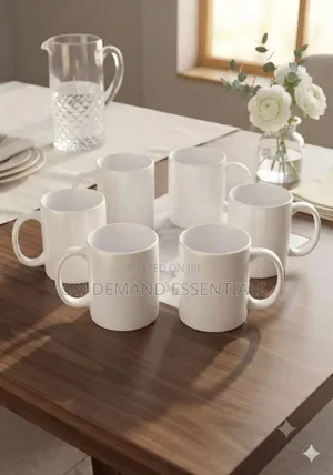 300ml Ceramic Normal Branding White Cup