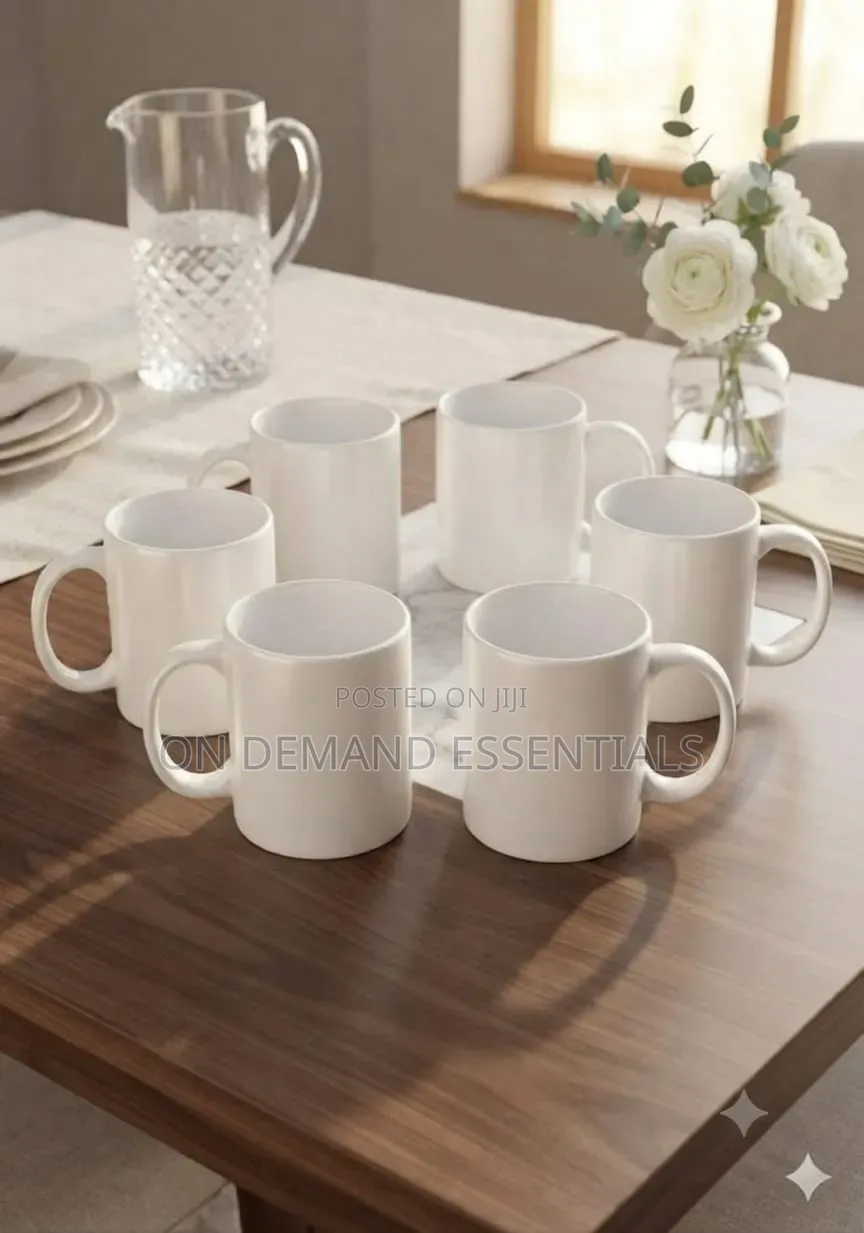 300ml Ceramic Normal Branding White Cup