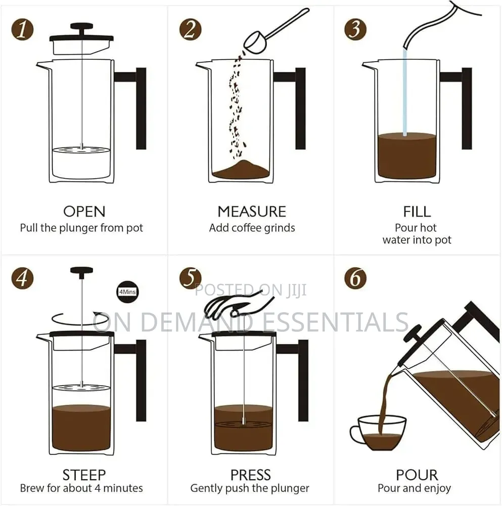 600ml High Quality French Press Coffee Maker