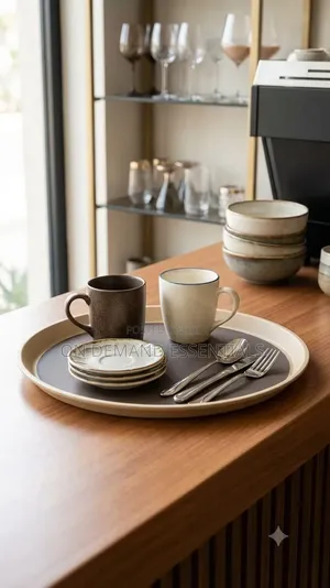 35cm Round Antislip Tray