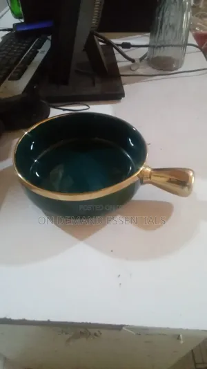 Porcelain Snack Bowl With Handle