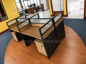 Modern 4-Way Office Workstation 4way Partition Workstation