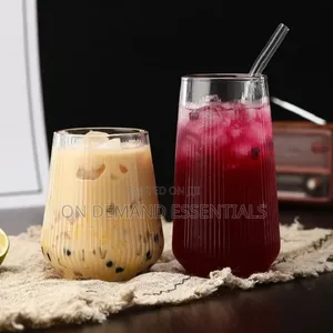 Ribbed High Glass
