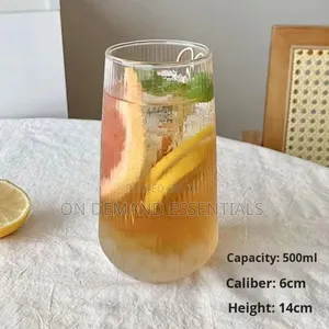 Ribbed High Glass
