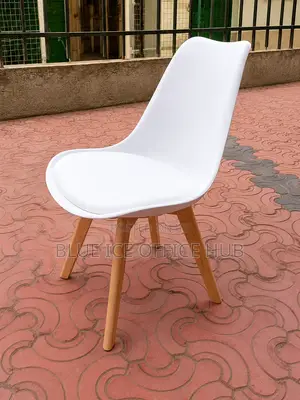Modern Eames White Padded Chair