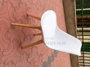 Modern Eames White Padded Chair