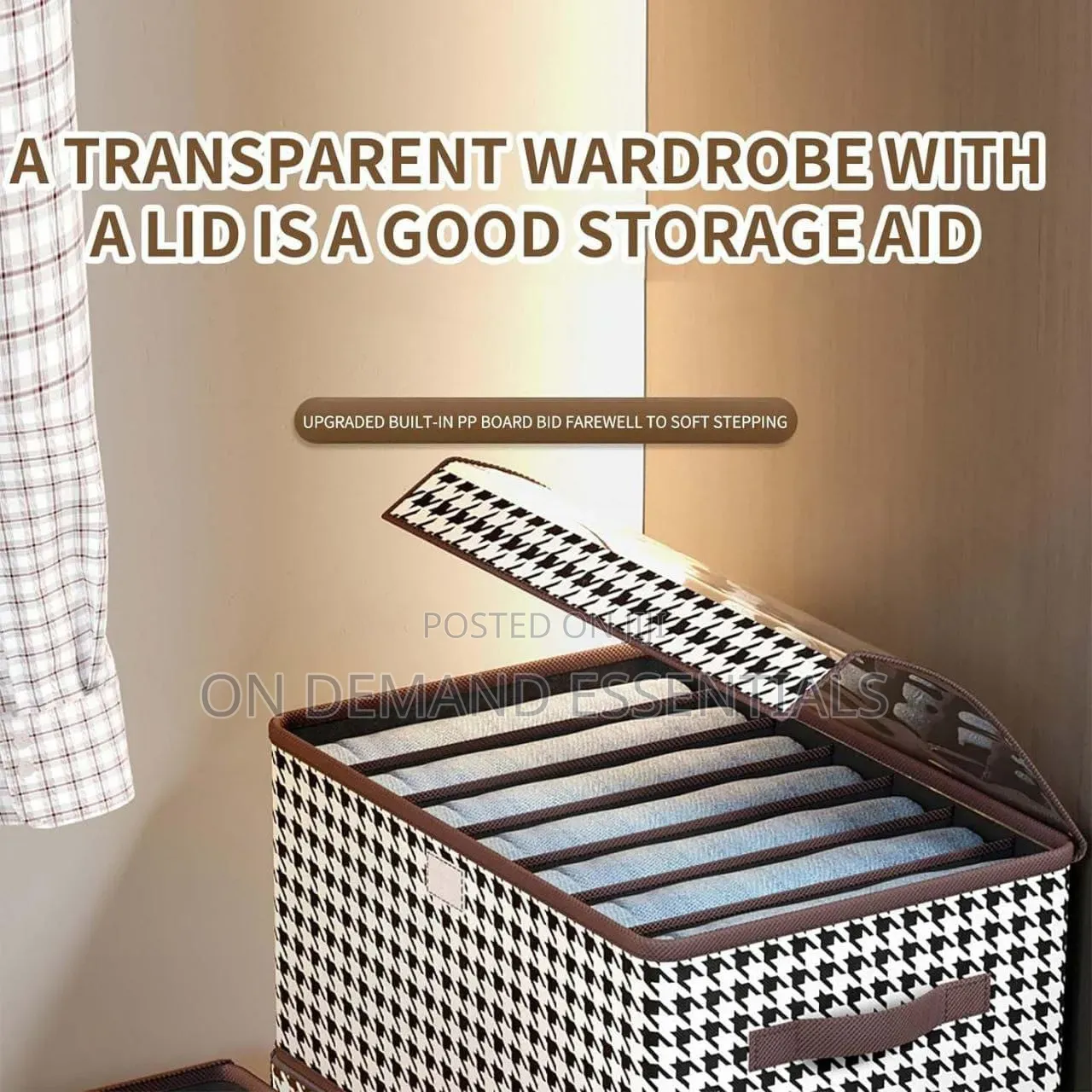 Thickened Storage Box With Dust Proof Cover