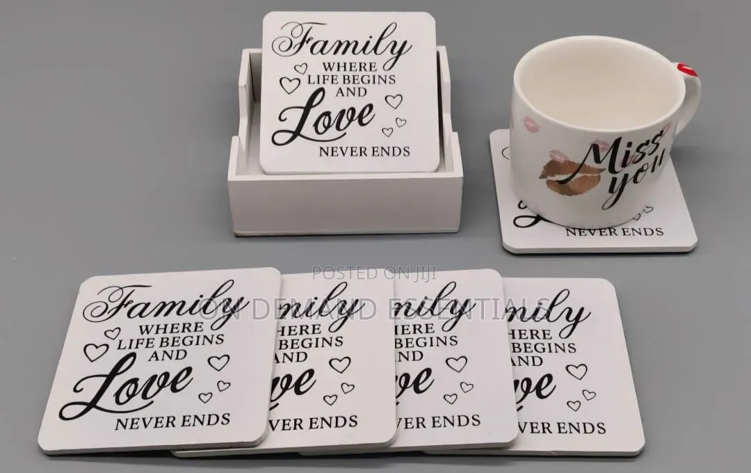 Family Write Up Cup Coaster