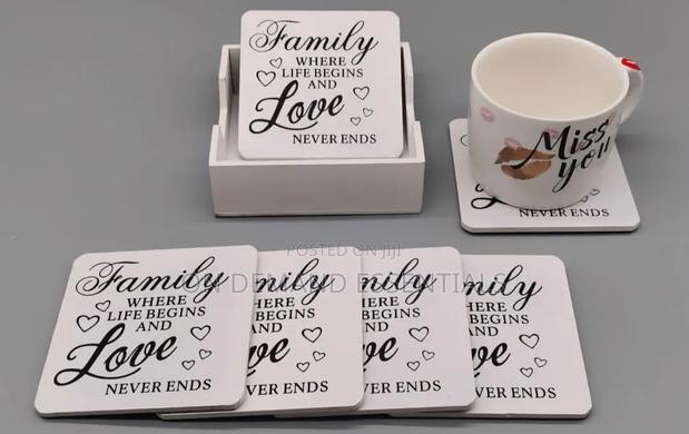 Family Write Up Cup Coaster