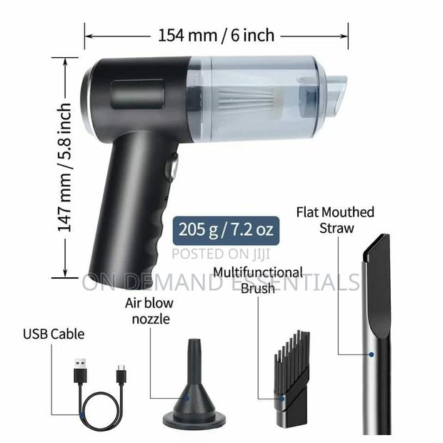 3in1 Handheld Wireless Car/Home Vacuum Cleaner - thumbnail 7