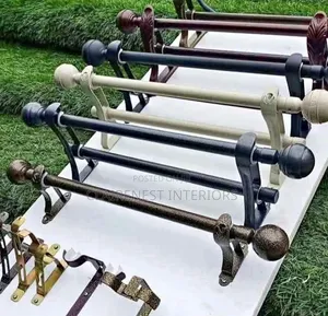 Beauty Held Firmly in Place With Powder Coated Window Curtain Rods
