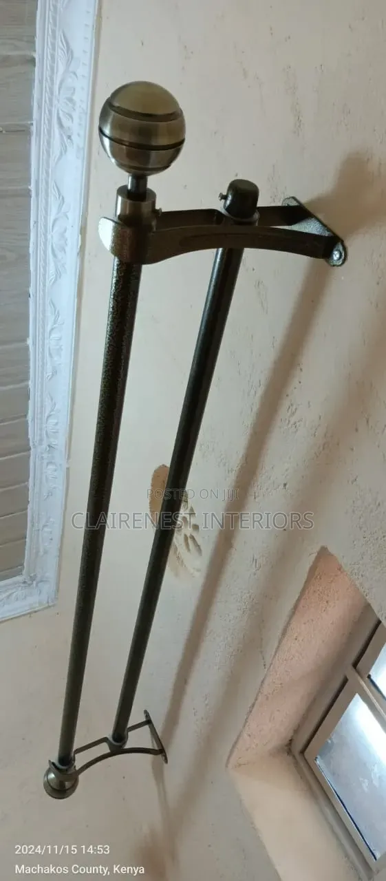 Enhance Every Room With Ease, Powder Coated Window Curtain Rods
