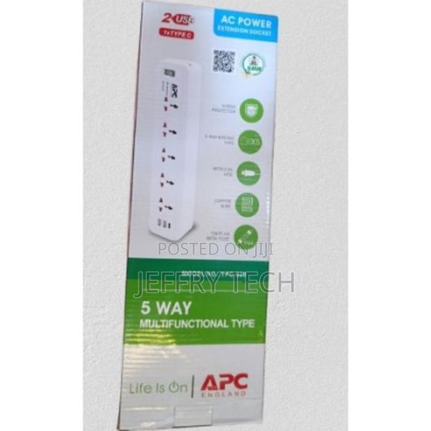 APC Surge Protector Extension 5 Way 2 USB - main view
