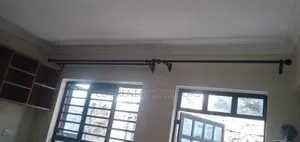 Double and Single Well Drilled Powder Coated Window Curtain Rods