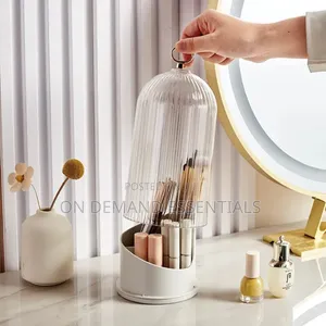 3600 Rotating Cosmetic Storage Box for Make Up Brushes and Lipstick