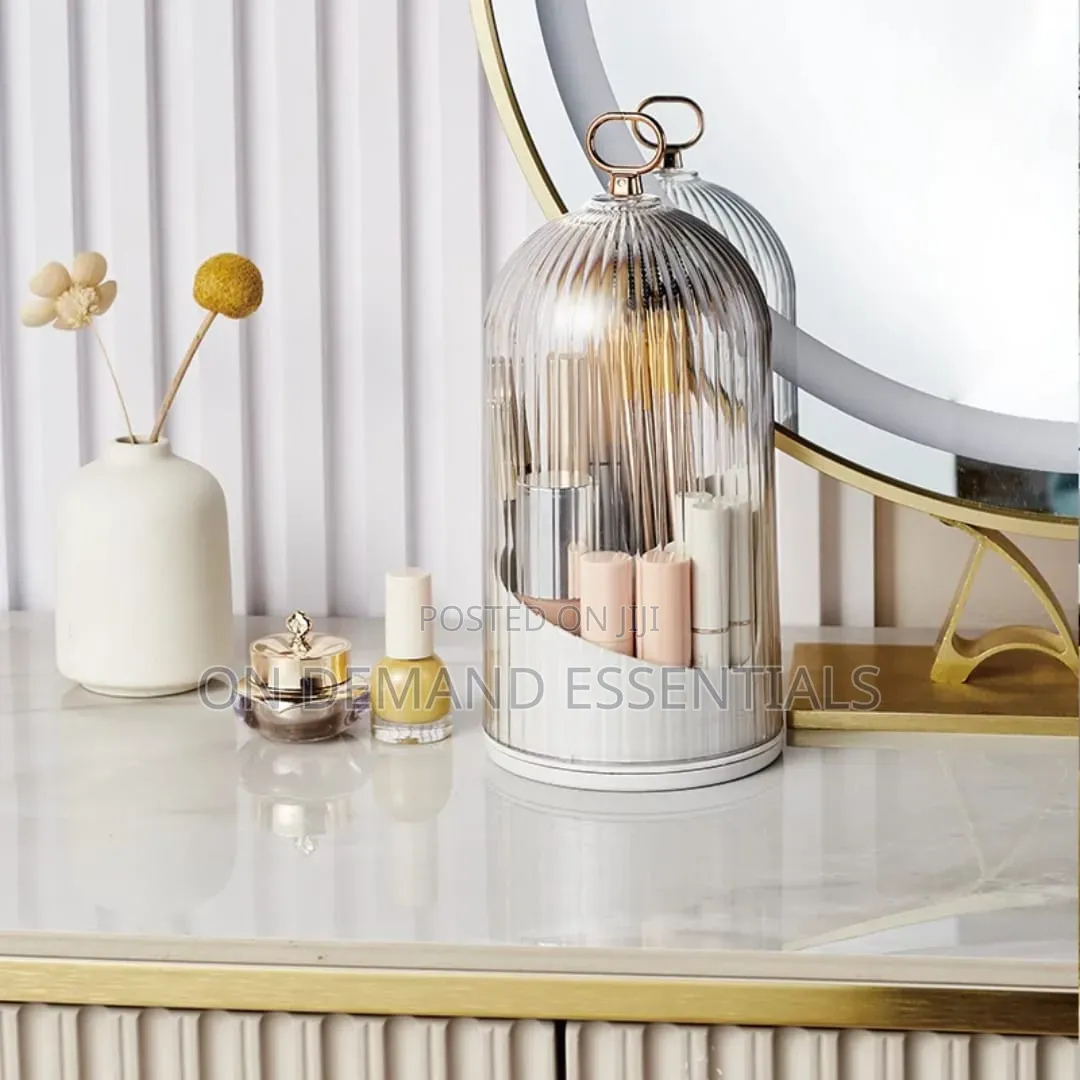3600 Rotating Cosmetic Storage Box for Make Up Brushes and Lipstick