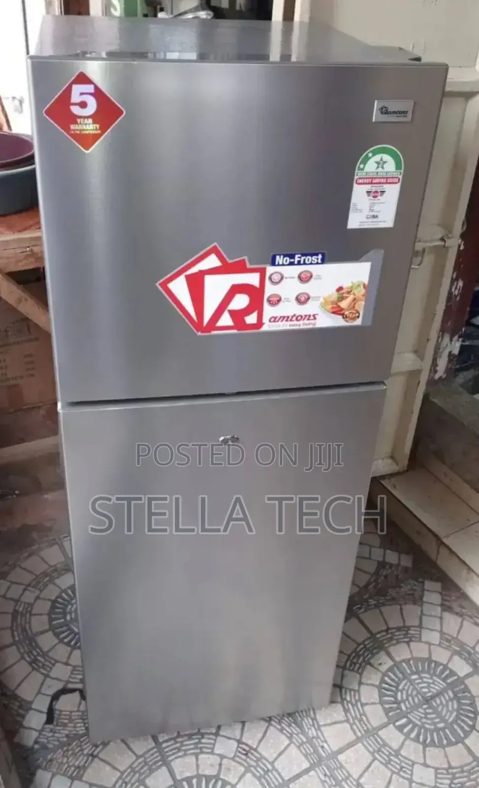Ramtons RF/239-196 Litres Double Door No Frost Fridge