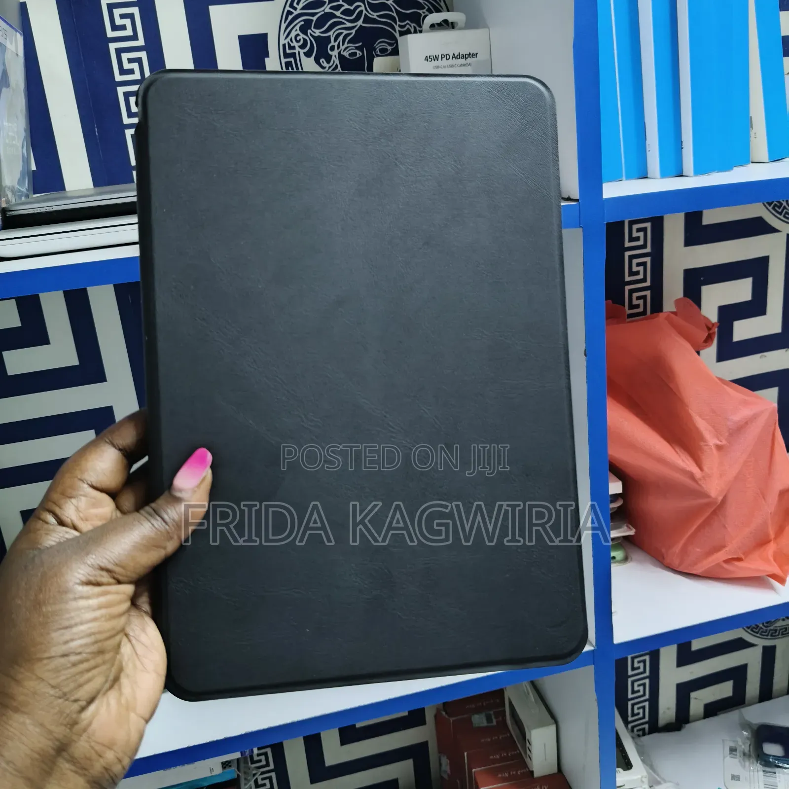 Infinix Xpad 30e Leather Flip Case With Kickstand