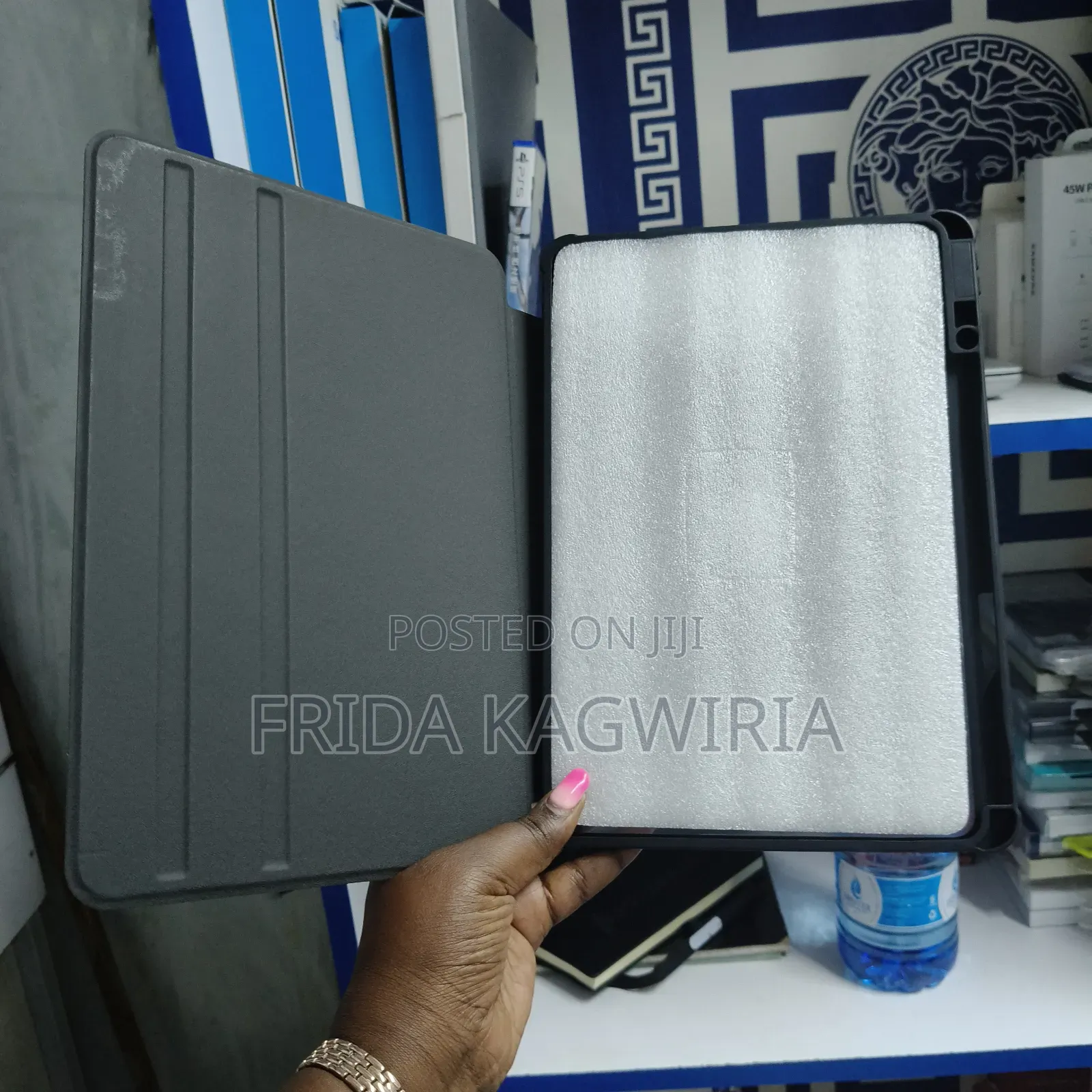 Infinix Xpad 30e Leather Flip Case With Kickstand