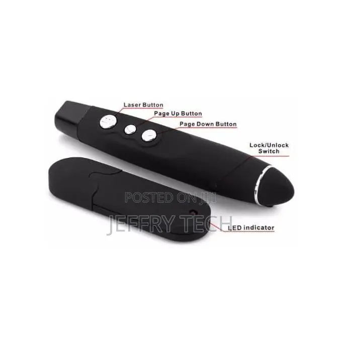 PP-1000 Wireless Red Laser Pointer Presenter With Receiver