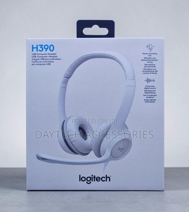 The Logitech H390 USB Plug-and-Play Wired Computer Headset. - thumbnail 2