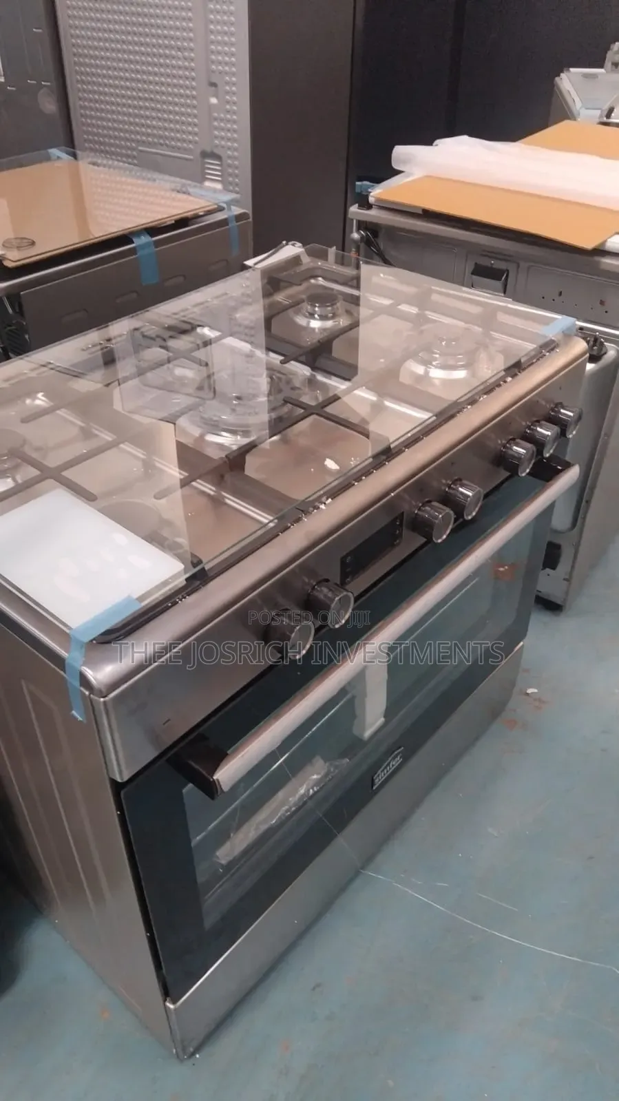 Simfer 5 Burner Standing Cooker Full Gas 90 *60 With Gas Compartment