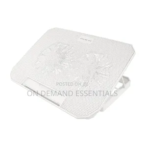 Adjustable Laptop Stand With Cooling Pad