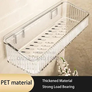 Acrylic Wall Mounted Bathroom Organizer