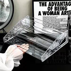 3 Tier Clear Acrylic Perfume Stand/ Countertop Skincare Organizer
