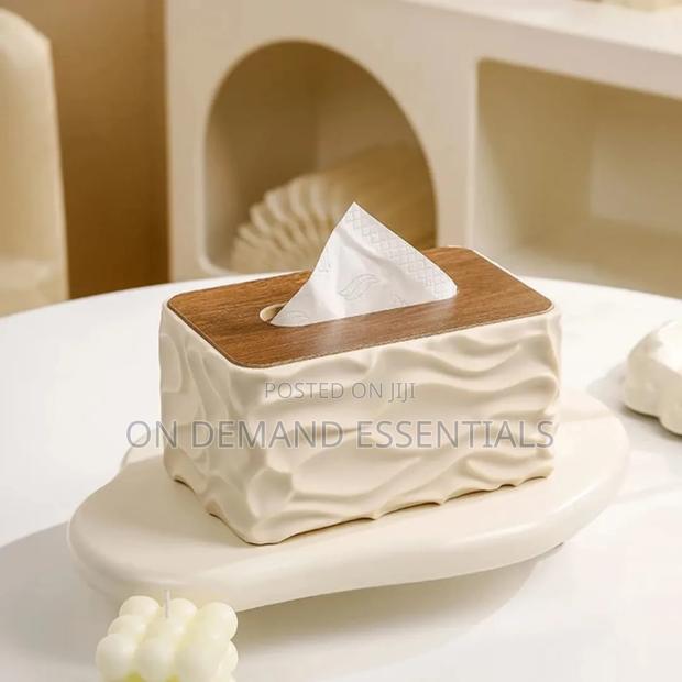 Luxury Wave Texture Tissue Box / Serviette Holder - thumbnail 4
