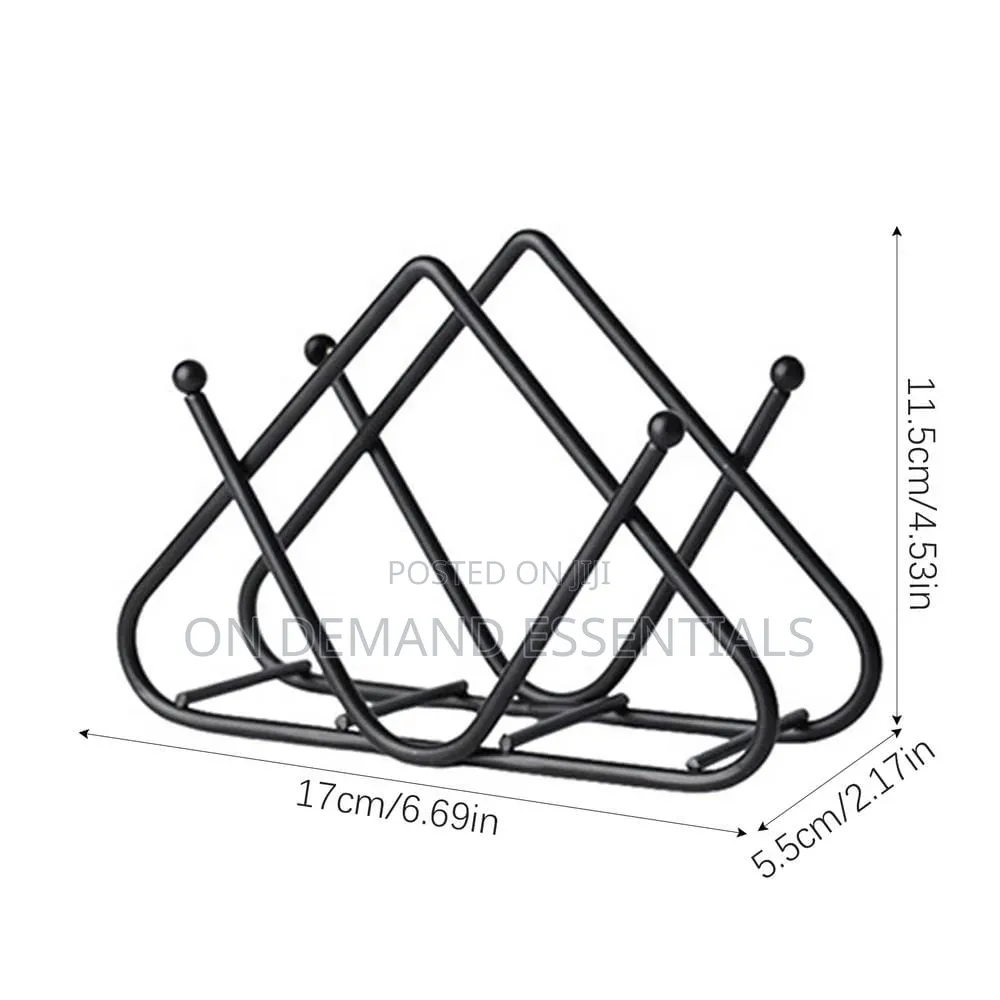 Premium Tabletop Decorative Metal Tissue / Napkin Holder