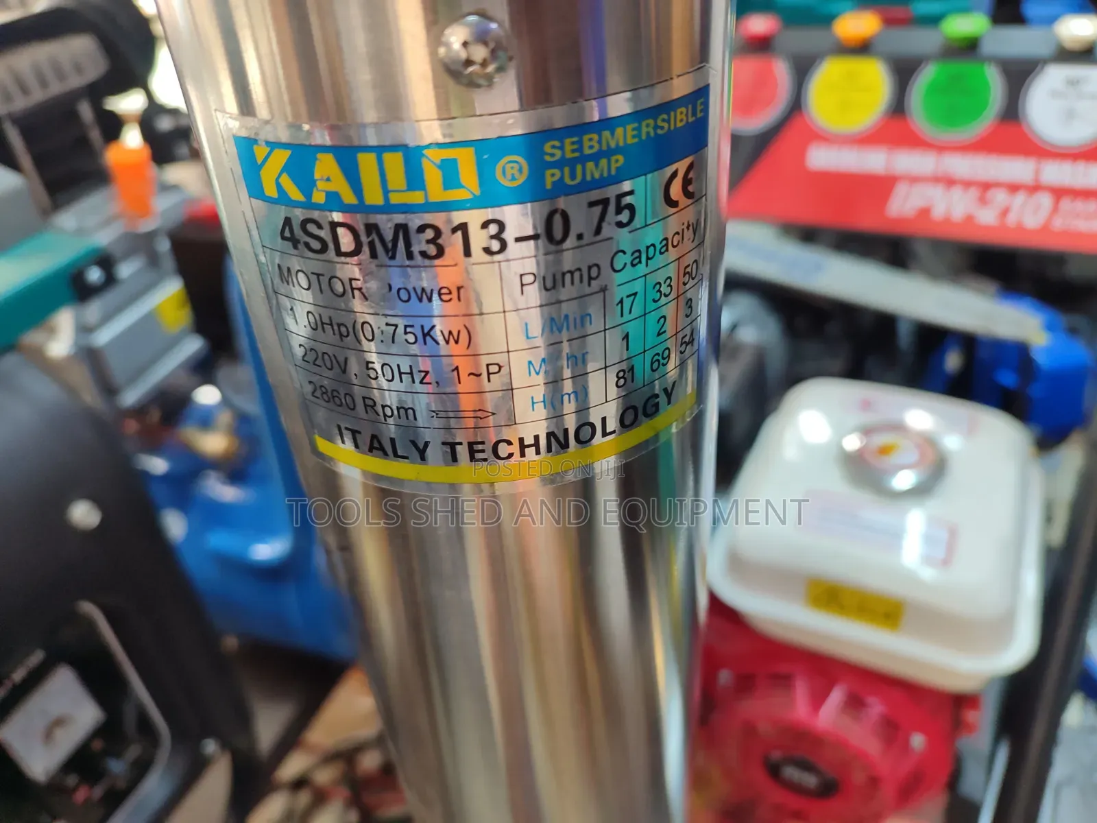 1hp Kailo Submersible Pump
