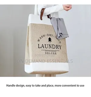 Large Capacity Foldable Laundry Deluxe Basket