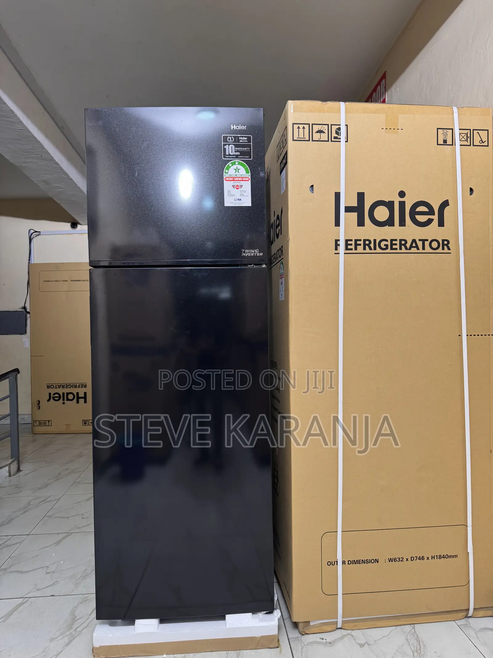 Haier 365L Double Door Refrigerator for Home or Office Use