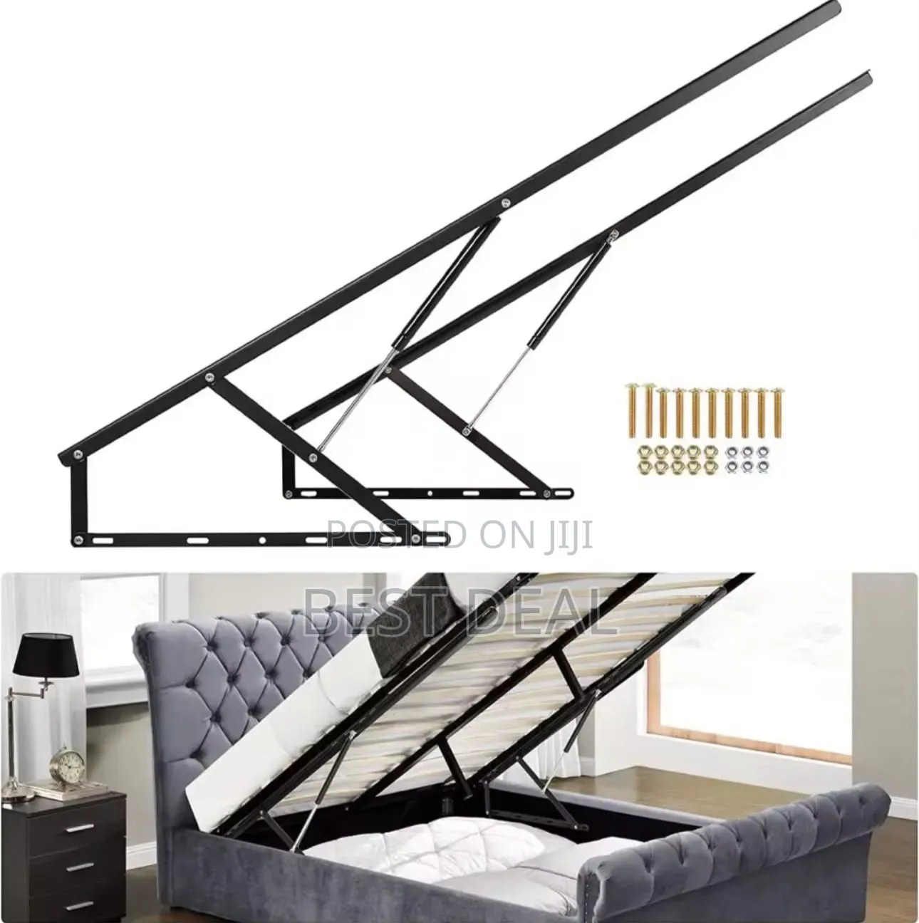 Bed Lift Mechanism With Gaslift