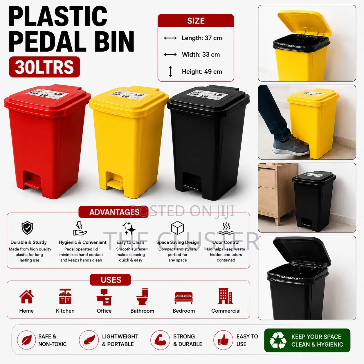 Plastic Pedal Bin
