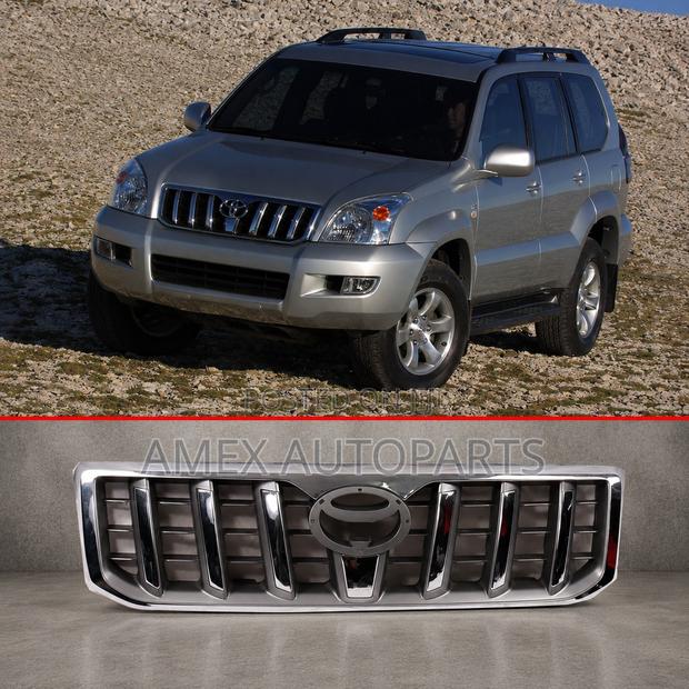 Grille Toyota Land Cruiser Prado FJ120 2003 Onwards Chrome