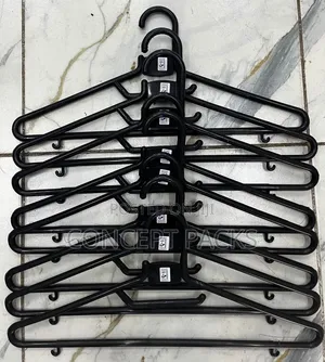 120pcs Teepee Cloth Hanger (Black)
