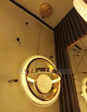 Beautiful Gold LED Mini Chandelier Pendant Light E9k