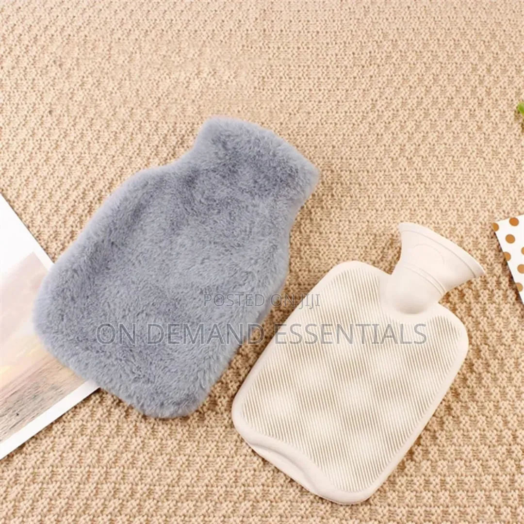 Classy Hot Water Bottle Plush Cover for Extra Warmth and Comfort