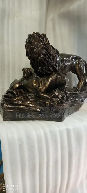 Lion Family Sculptures