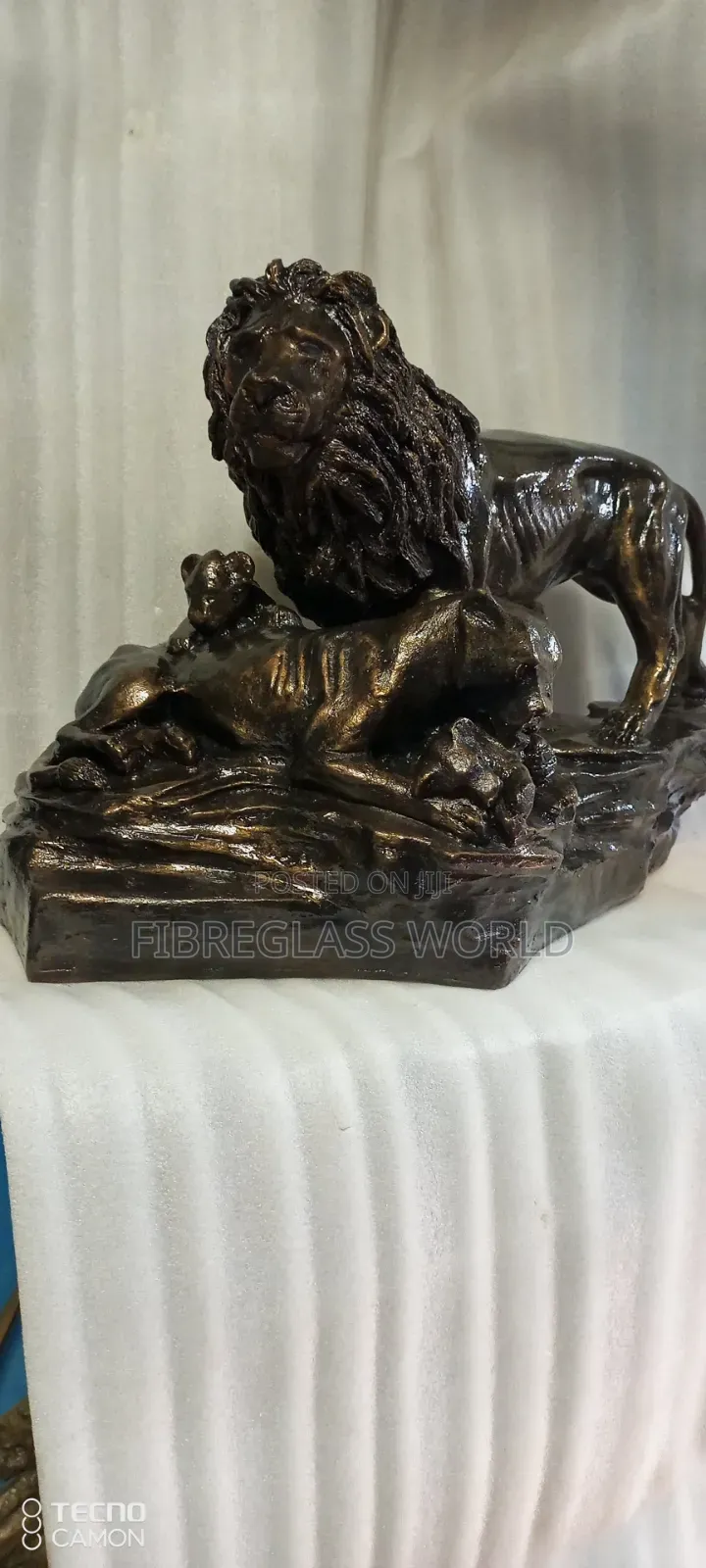 Lion Family Sculptures