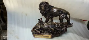 Lion Family Sculptures