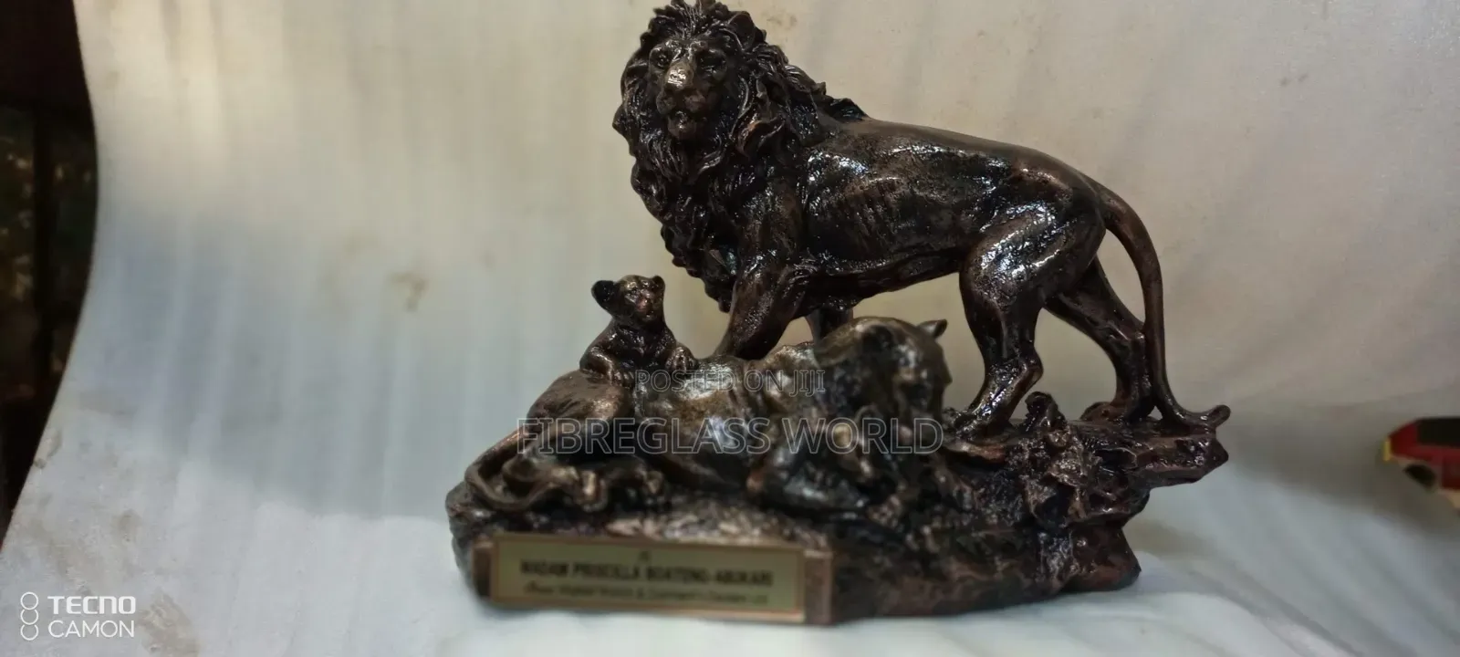 Lion Family Sculptures