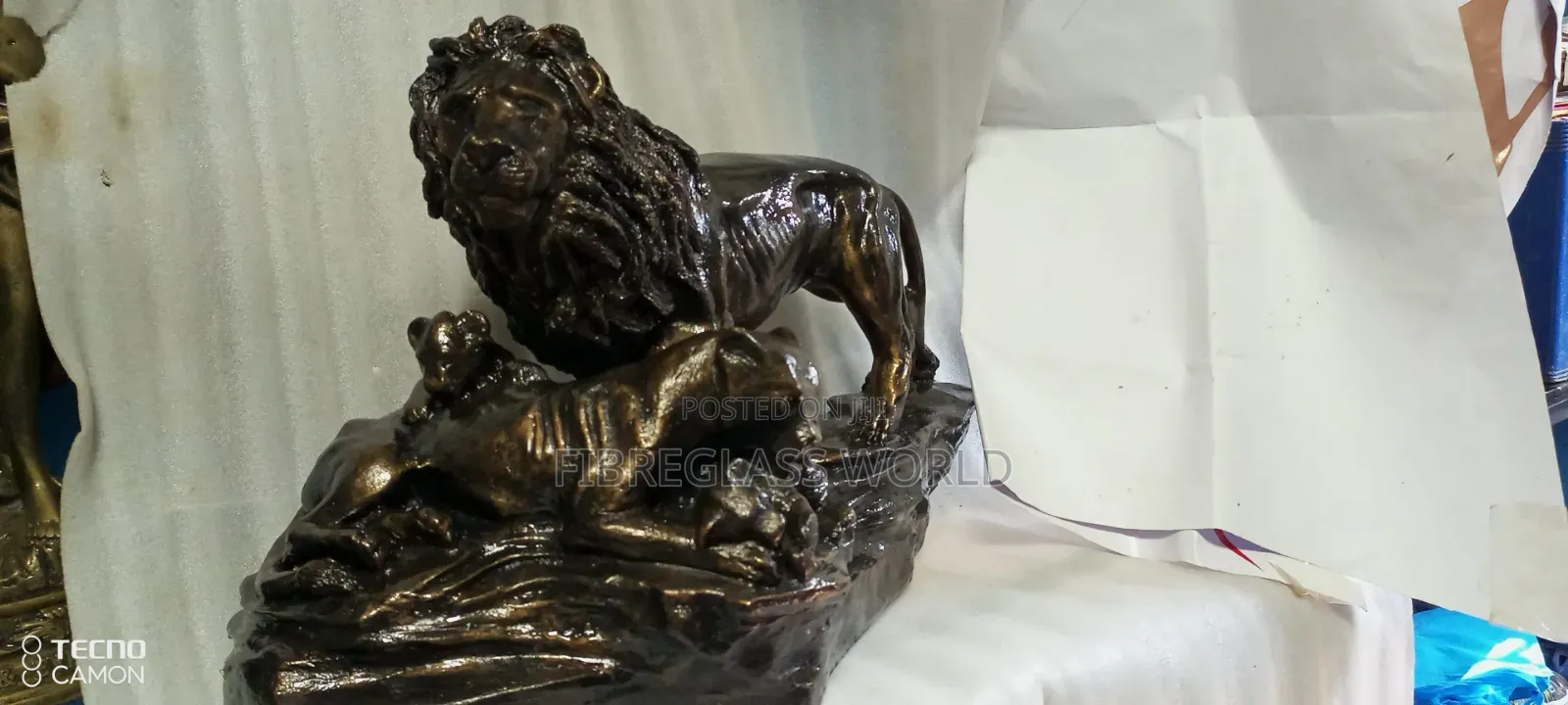Lion Family Sculptures