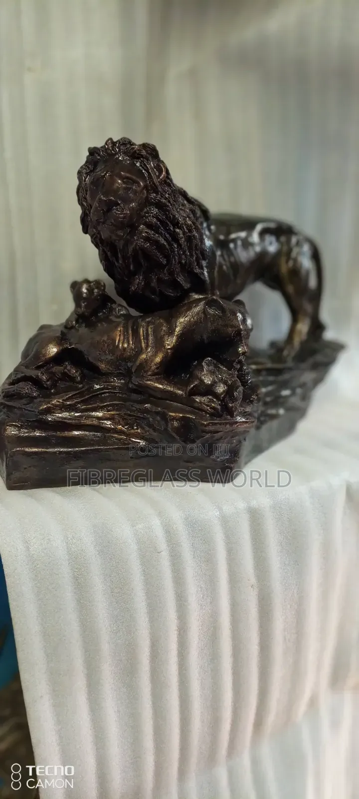 Lion Family Sculptures