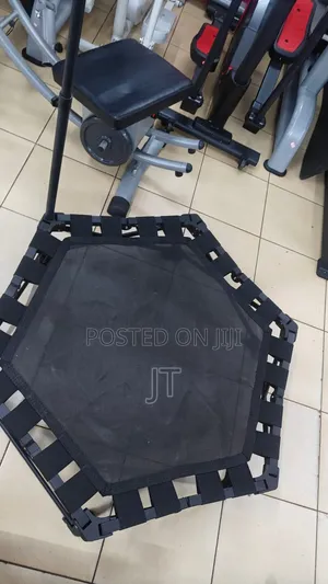 Foldable Trampoline With a Handle